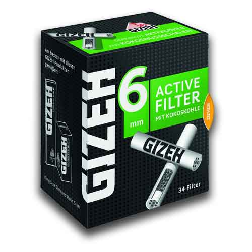 Gizeh Active Filter Slim 6mm, 34 Filter