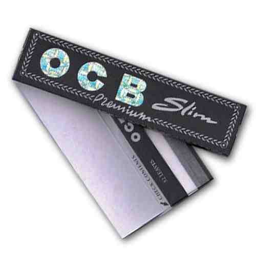 OCB schwarz Premium long slim Blättchen