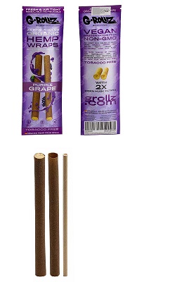G-Rollz Organic Hemp Wraps - Purple Grape